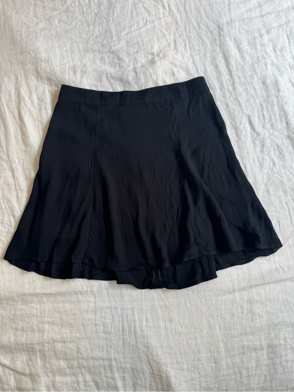 Reformation Black Mini Skirt